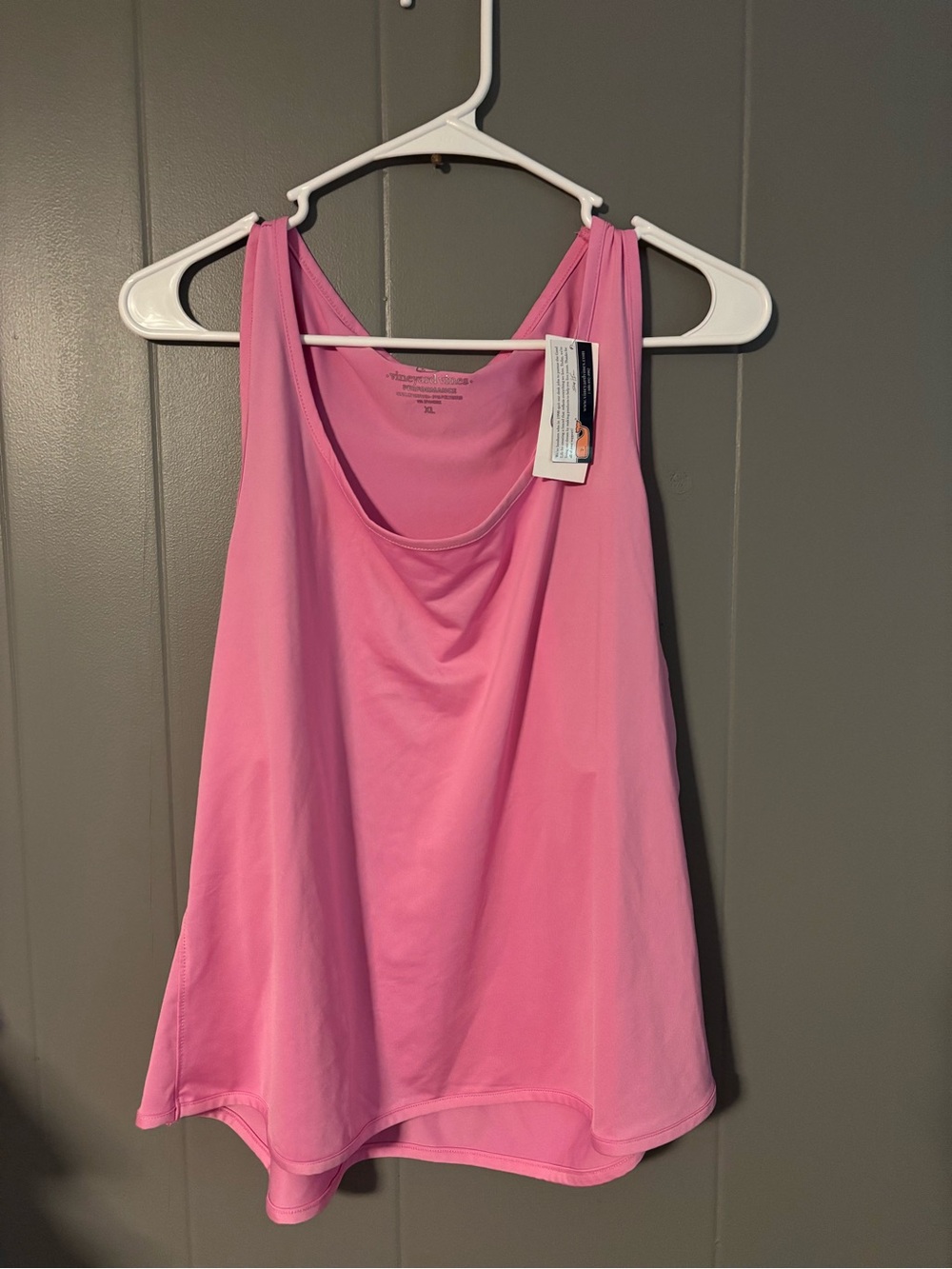 Vineyard Vines Women's Pink Scoop Tank